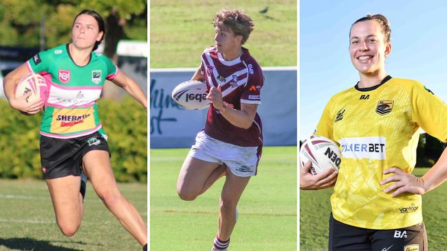 The women’s side will feature a host of rising stars including Georgia Bartlett (Maroochydore), Malia Ting (Kawana) and Amy Atkinson (Caloundra) Pictures: Tegan Schefe Photography, Richo Jarman and Patrick Woods.