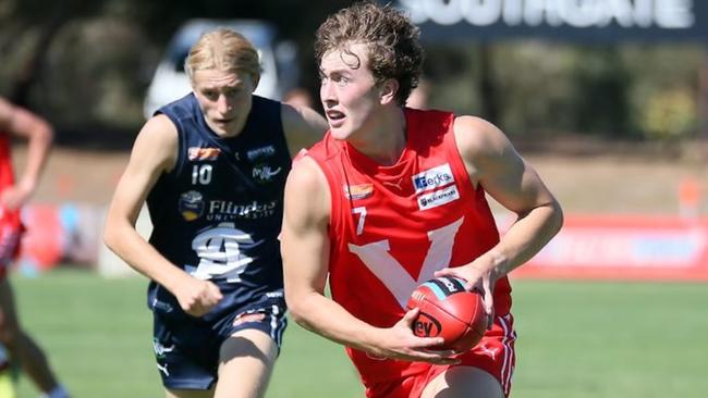 Kane McAuliffe in action for North Adelaide. Picture: Peter Argent