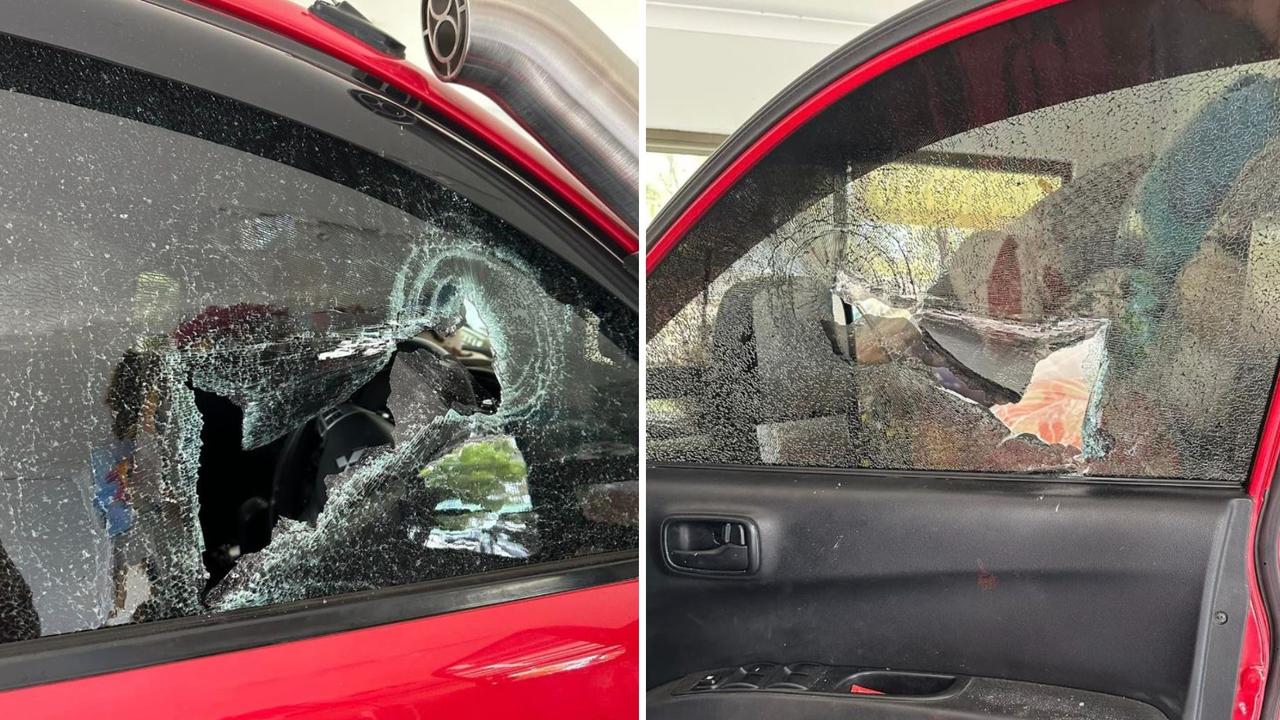 A Toowoomba couple were the victims of a terrifying road rage incident on Boxing Day morning, when a man smashed their window with a pair of boltcutters.