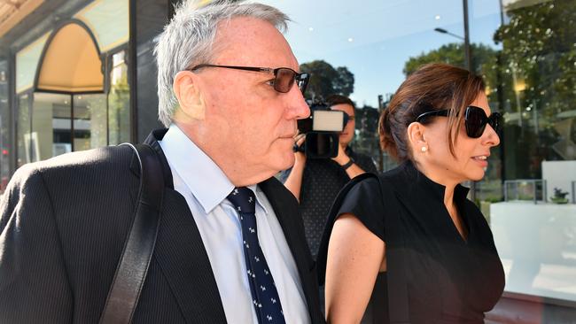 Michael Cranston arrives at the Downing Centre in Sydney. Picture: AAP