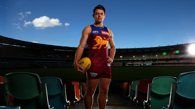 Lachie Neale is the leading possession winner in the AFL after a prolific start to life in Brisbane. Picture: Adam Head. 