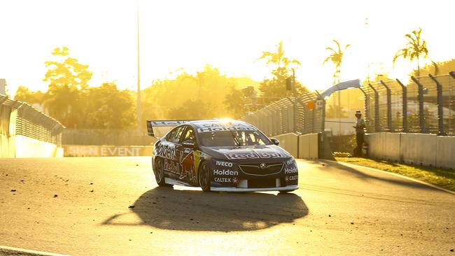 Jamie Whincup in action in Townsville last year. Picture: AAP