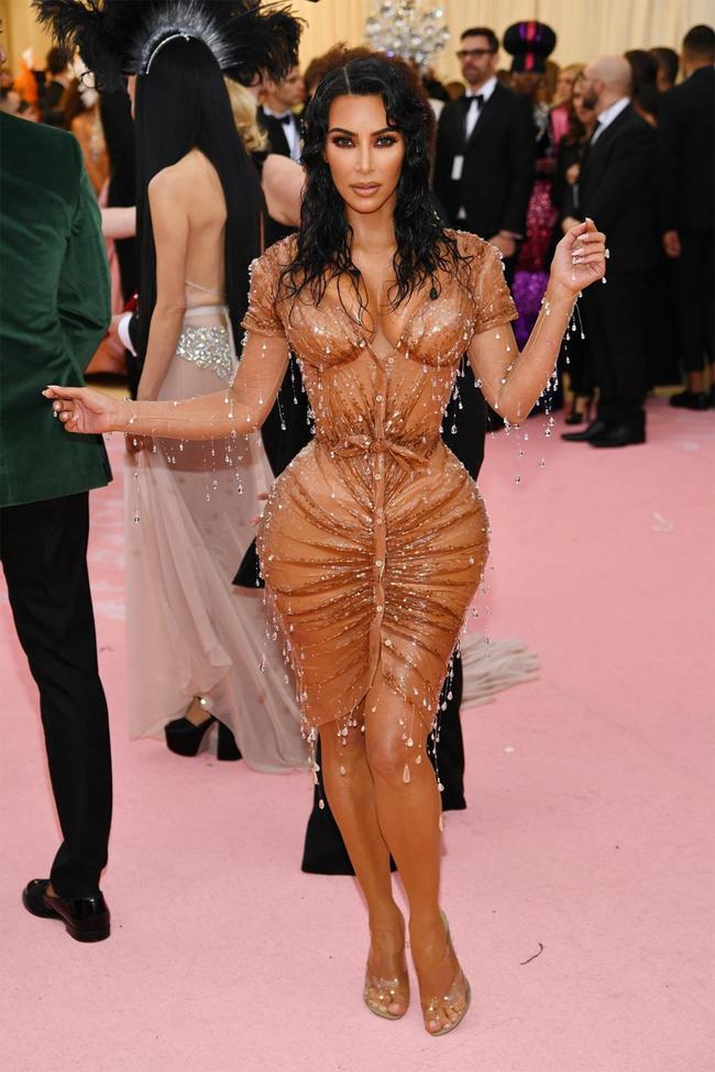 Kim Kardashian attends the 2019 Met Gala.