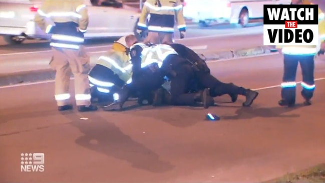 SA man allegedly assaulted police after crashing ute (9 News)