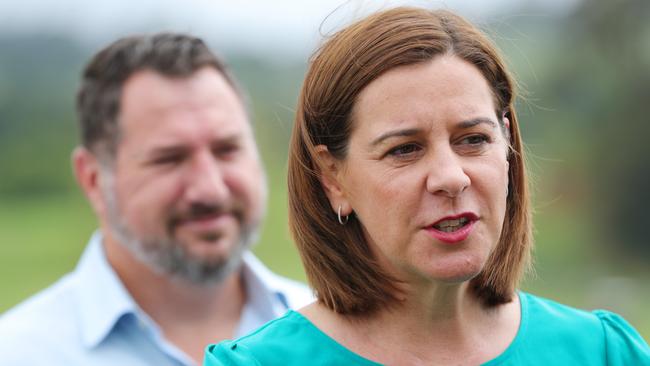 LNP Leader Deb Frecklington has slammed the $100k splurge. Picture: Lachie Millard