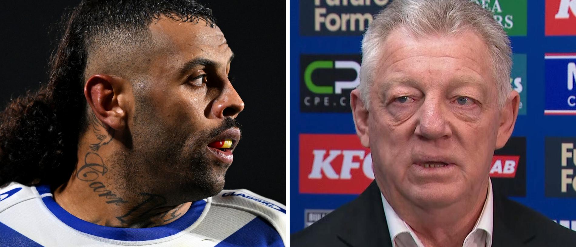 Josh Addo-Carr and Phil Gould