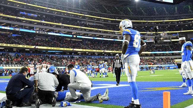 Parham’s teammates were rattled. Photo by Kevork Djansezian/Getty Images