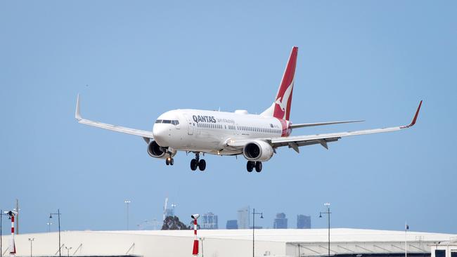 From 1am Saturday, vaccinated international arrivals will be allowed to fly into Queensland. Picture: Mark Stewart