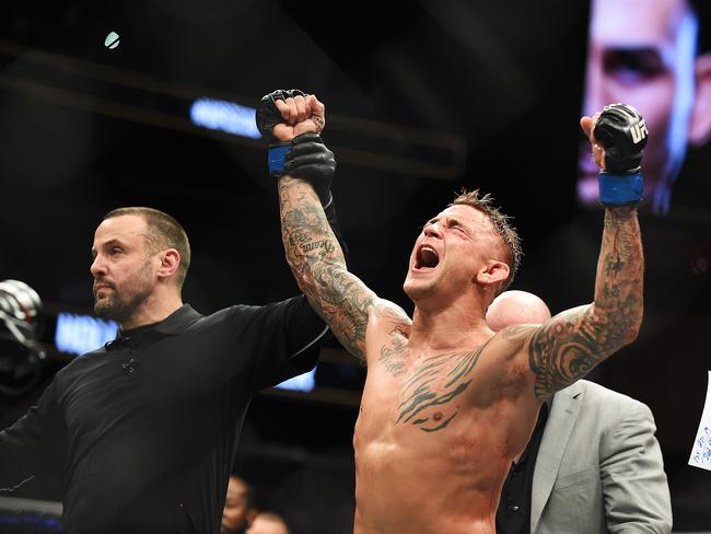 Dustin Poirier is a former UFC champion. (Photo by Logan Riely/Getty Images)