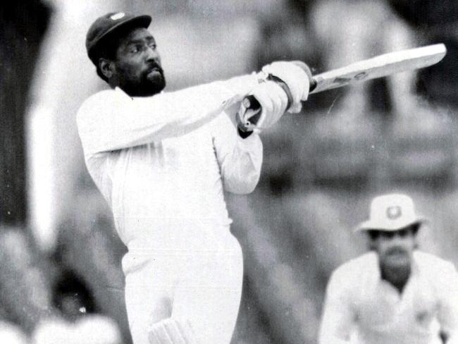 Viv Richards in action against Australia in 1988.