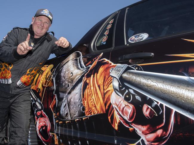 Nigel Benson broke a world record at the Mildura Air Show 2024. Picture: Noel Fisher.