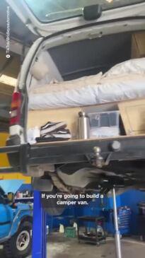 Mechanic shares terrifying DIY campervan fail