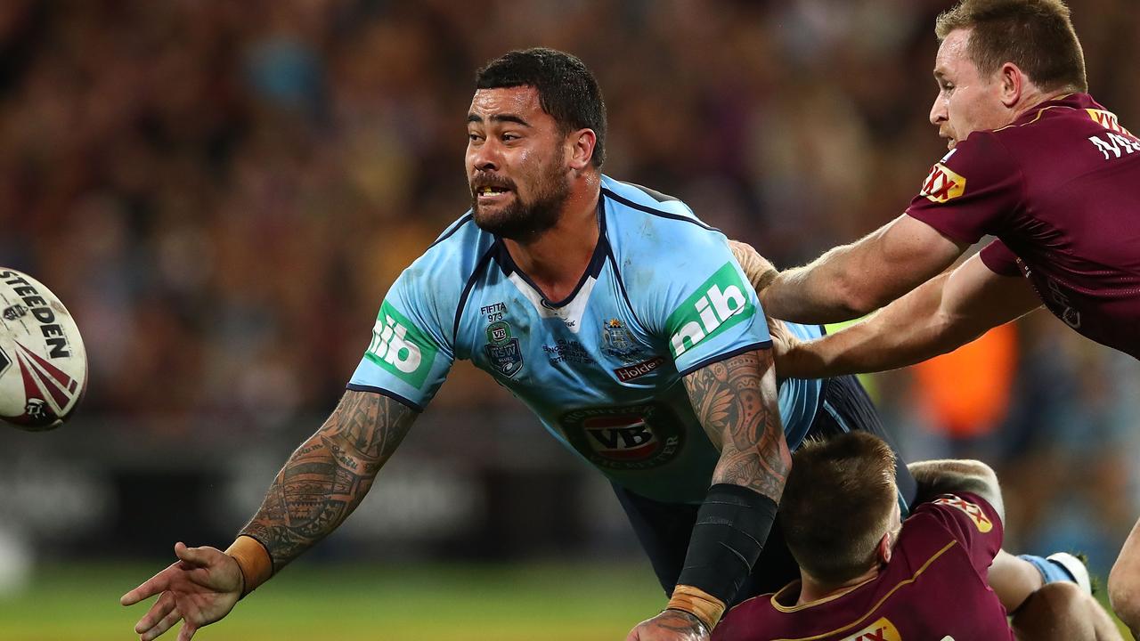 Andrew Fifita was carving up the Queenslanders this time last year.