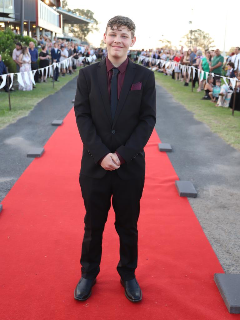 Luke Corben at the James Nash State High School formal 2022.