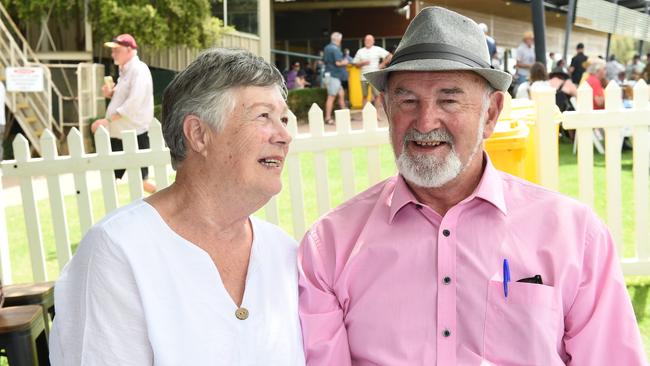 Sheila and John Stafford at Moama Bowling Club Echuca Cup. Picture: David Smith