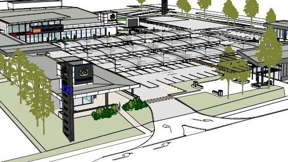 A 3D render of the proposed new Woolworths at Bellmere. PHOTO: SUPPLIED