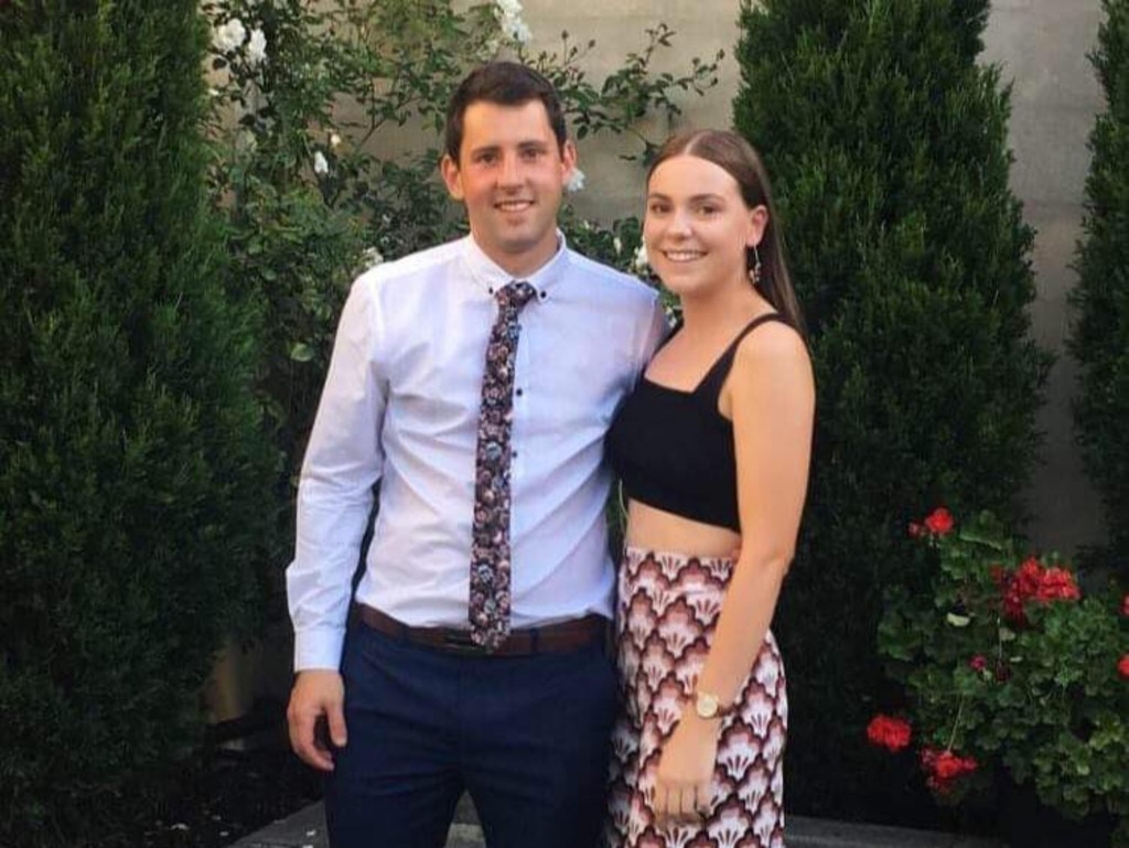 Groom Mitchell Gaffney and Bride, Madeleine Edsell. Picture: Facebook