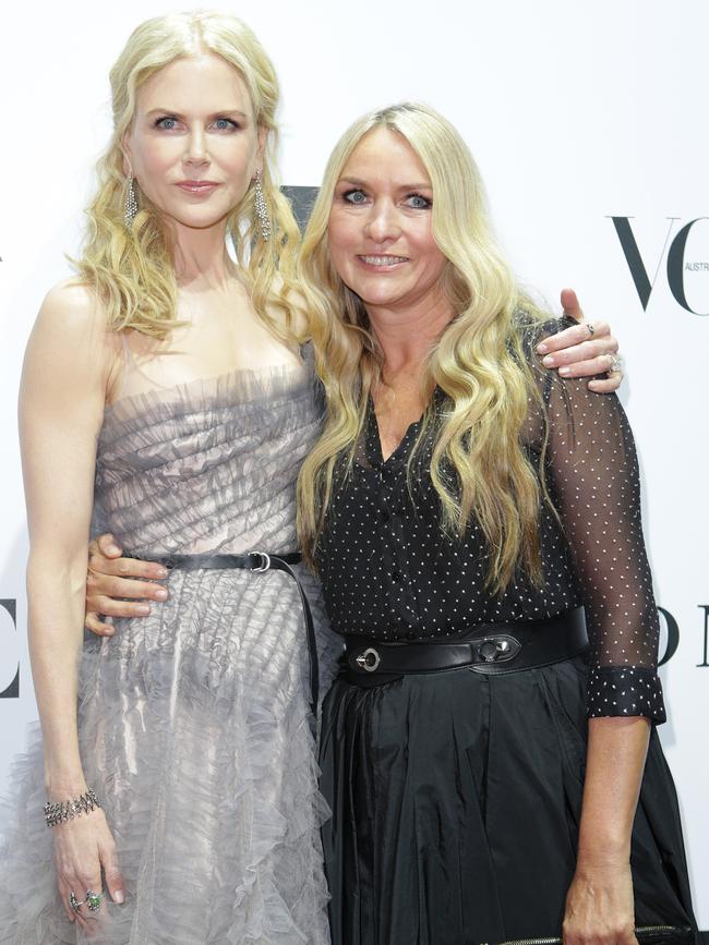 Nicole Kidman and Collette Dinnigan at the Dior gala. Picture: Sarah Matray