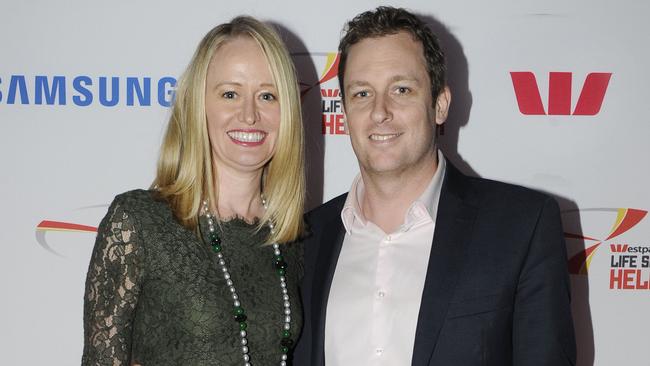 Ainslie van Onselen with her husband, The Australian’s Peter van Onselen.