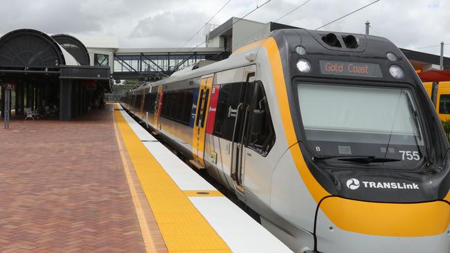 Helensvale train station. Picture: Glenn Hampson