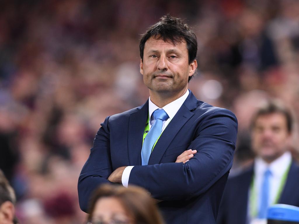 Former Blues coach Laurie Daley has surged into contention to replace Michael Maguire as the next NSW coach. Picture: AAP