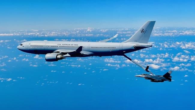 The RAAF KC-30A used by the Prime Minister. Picture: Defence​