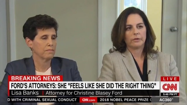 Lawyer for Kavanaugh accuser Christine Blasey Ford says she has no regrets (CNN)