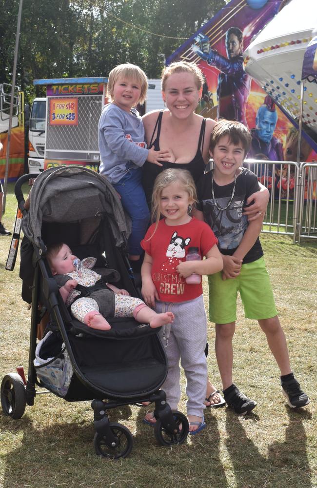 The Kelliher-Shenton family at the Sunshine Coast Agricultural Show 2023.