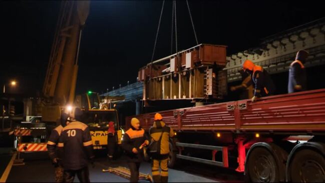 Russia repairs part of damaged Crimea bridge