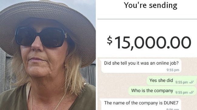 Nikki has lost her life savings because of the cruel job scam.