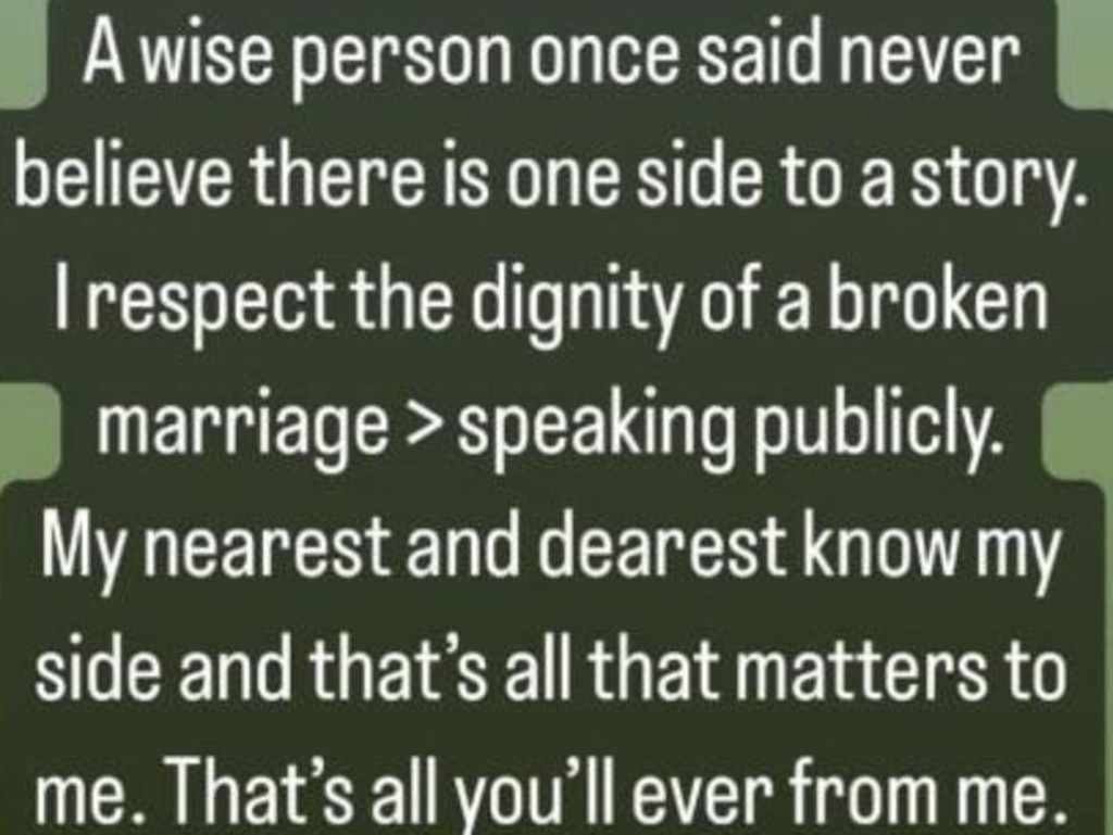 Justin McKeone has responded to Olivia Molly Rogers’ comments about their relationship breakdown in a tell-all interview four months after they split.