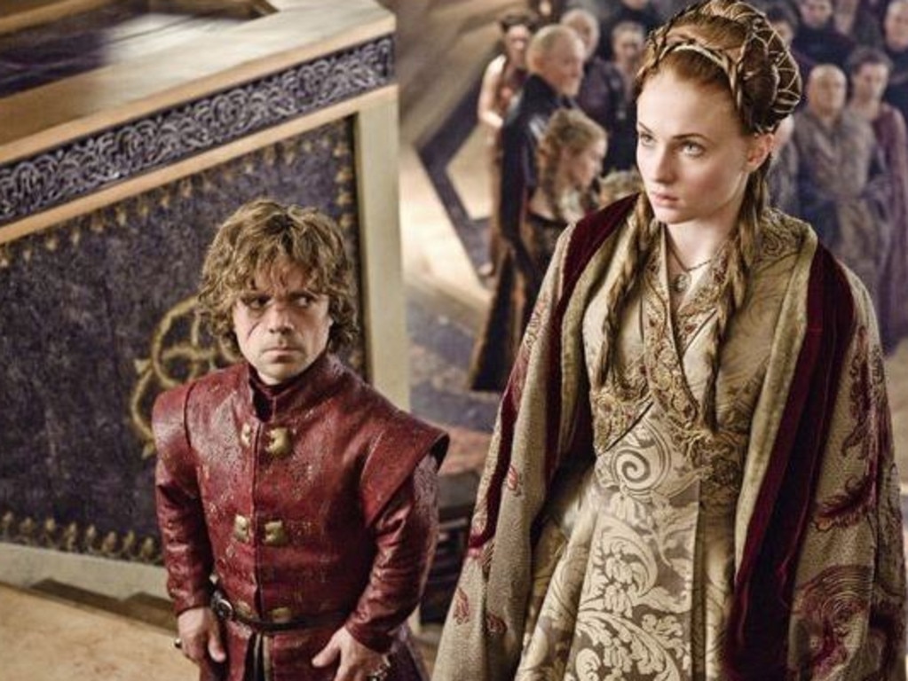 Instead, Tyrion Lannister turned to Sophie Turner’s Sansa Stark as the object of his affection. Picture: HBO