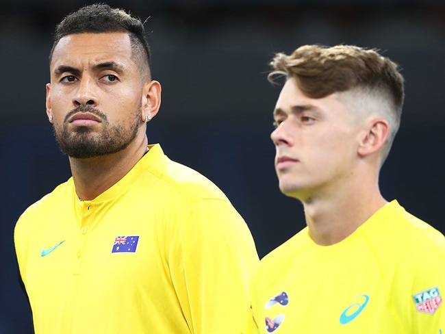 Kyrgios snubbed teammate’s olive branch