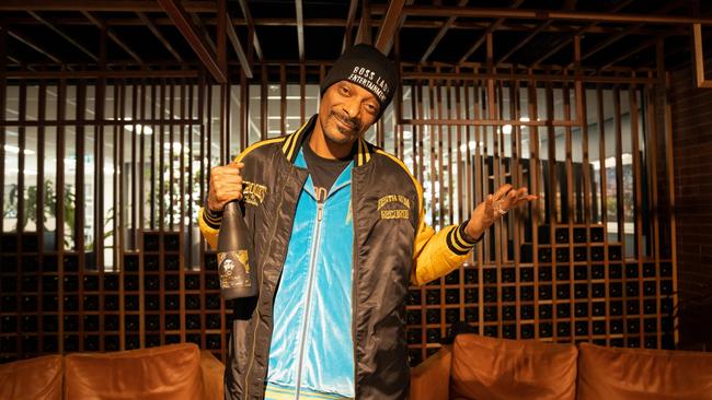 Snoop Dogg at Treasury Wine Estates’ Melbourne HQ.