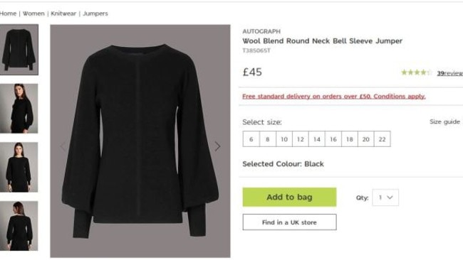 A Marks &amp; Spencer jumper Meghan wore sold out almost instantly.