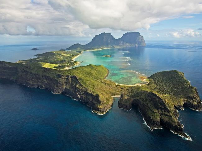 The isolated paradise Lord Howe Island. Supplied