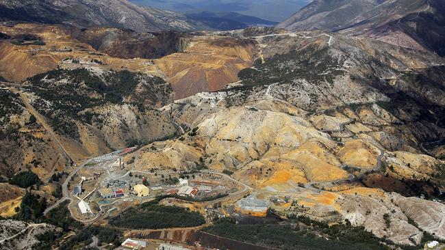 Mt Lyell copper and gold mine. Picture: File