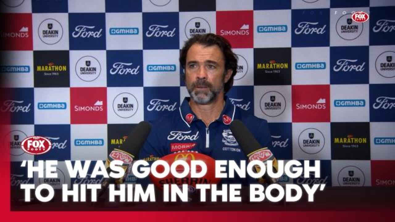 Scott defends Stewart after big bump