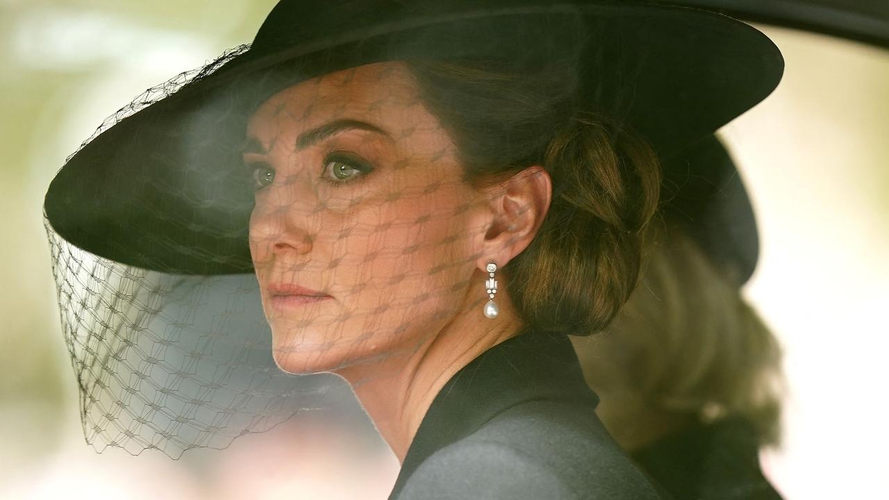 Kate during the State Funeral Service for Britain's Queen Elizabeth II in London. Picture: Mike Egerton/POOL/AFP