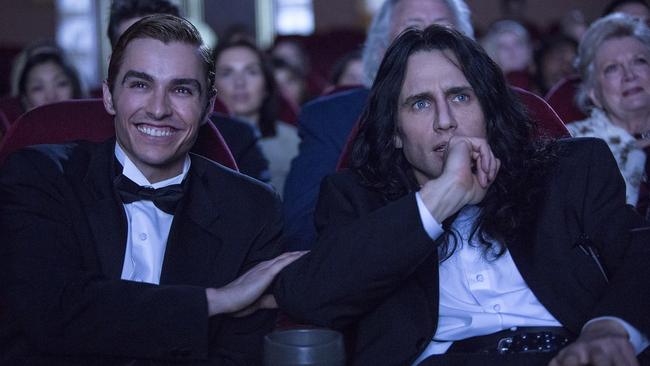 Dave Franco and James Franco in a scene from film, The Disaster Artist. Image supplied