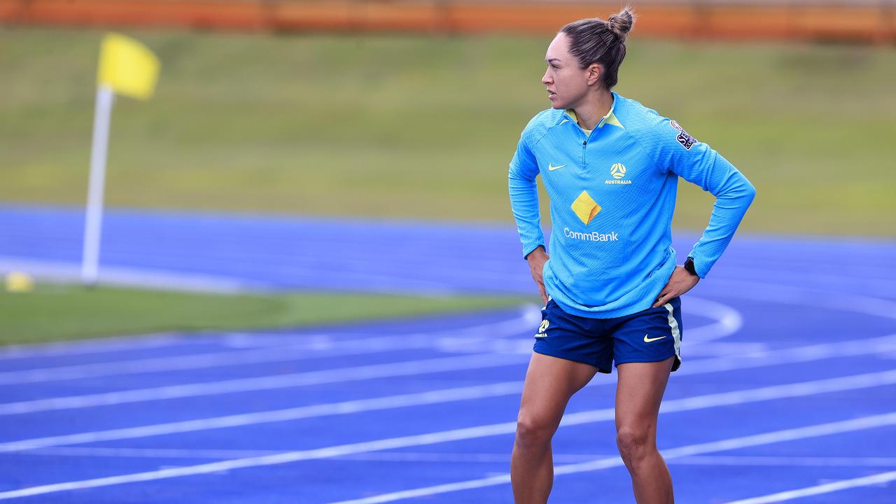 Kyah Simon was controversially named in the Matildas squad for the FIFA Women’s World Cup in 2023, but never took to the field. Picture: Adam Head