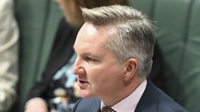 Climate Change and Energy Minister Chris Bowen says the Albanese government is backing ‘prudent measures … to help manage a complex transition’. Picture: Martin Ollman/NewsWire