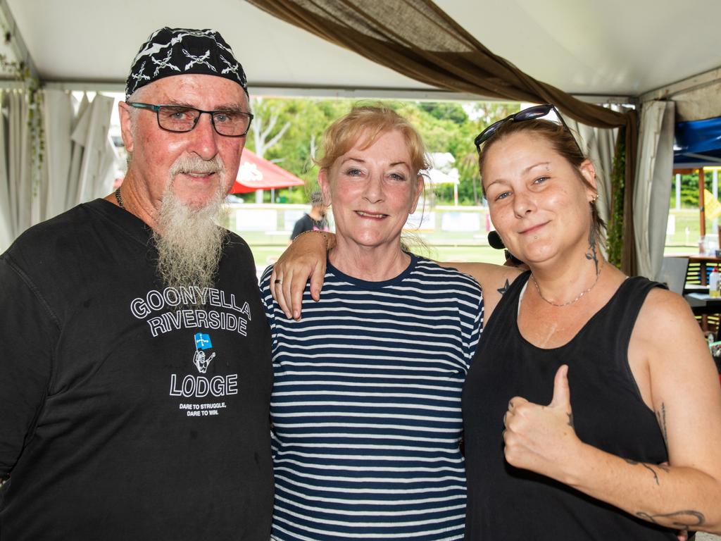 Noel, Larene, Kylee Blyss from Rural View at Australia Day @ The Bowlsie Northern Beaches Bowls club.Picture: Michaela Harlow