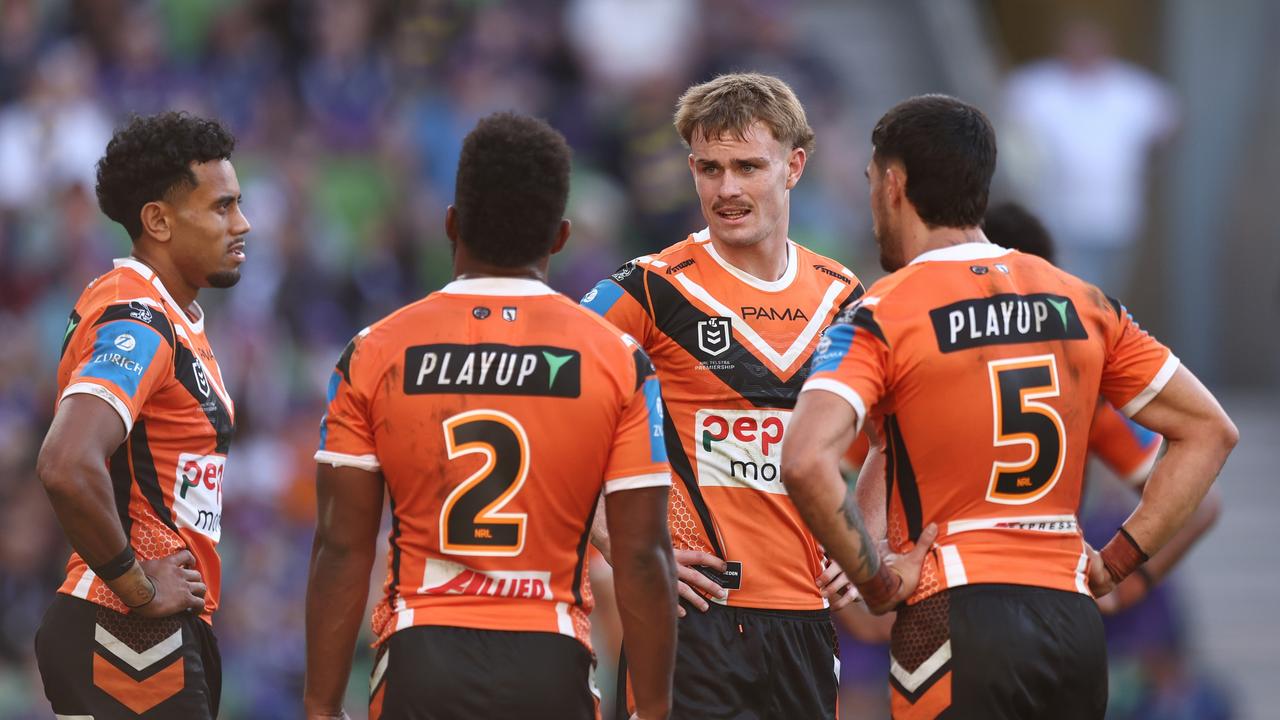 The Tigers had no answers for the Storm onslaught. (Photo by Mike Owen/Getty Images)