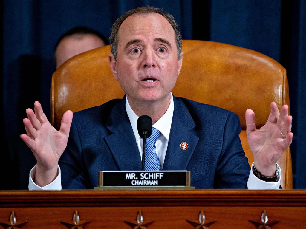House Intelligence Committee chair, Adam Schiff. Picture: AFP
