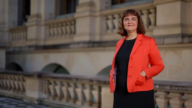 Griffith University Vice Chancellor Professor Carolyn Evans at the new Treasury CBD campus. Picture: Peter Wallis