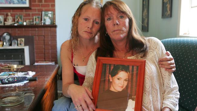 Jessica Small's mother Ricki Small and her sister Rebecca Small.