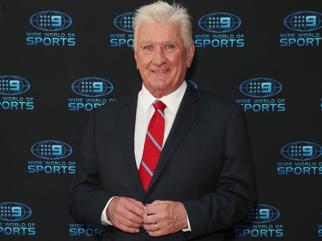 Channel Nine NRL Launch in Sydney tonight. Pictured is Ray Warren.