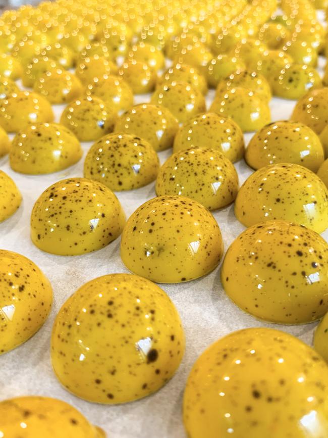 Passionfruit caramel bonbons. Picture: Supplied