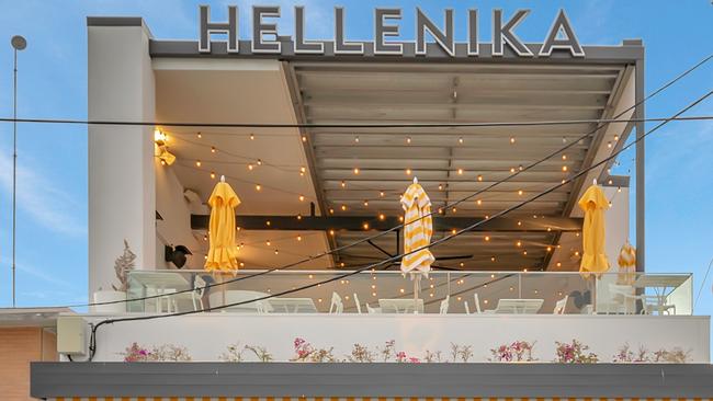 The rooftop at Hellenika in Nobby Beach. Photo: Supplied